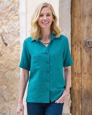 ladies green blouses